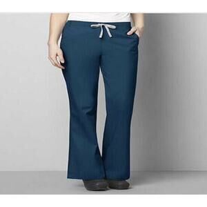 Wonder Wink Wonder Work Women's #500 Drawstring Scrub Pants in Caribbean Blue XL